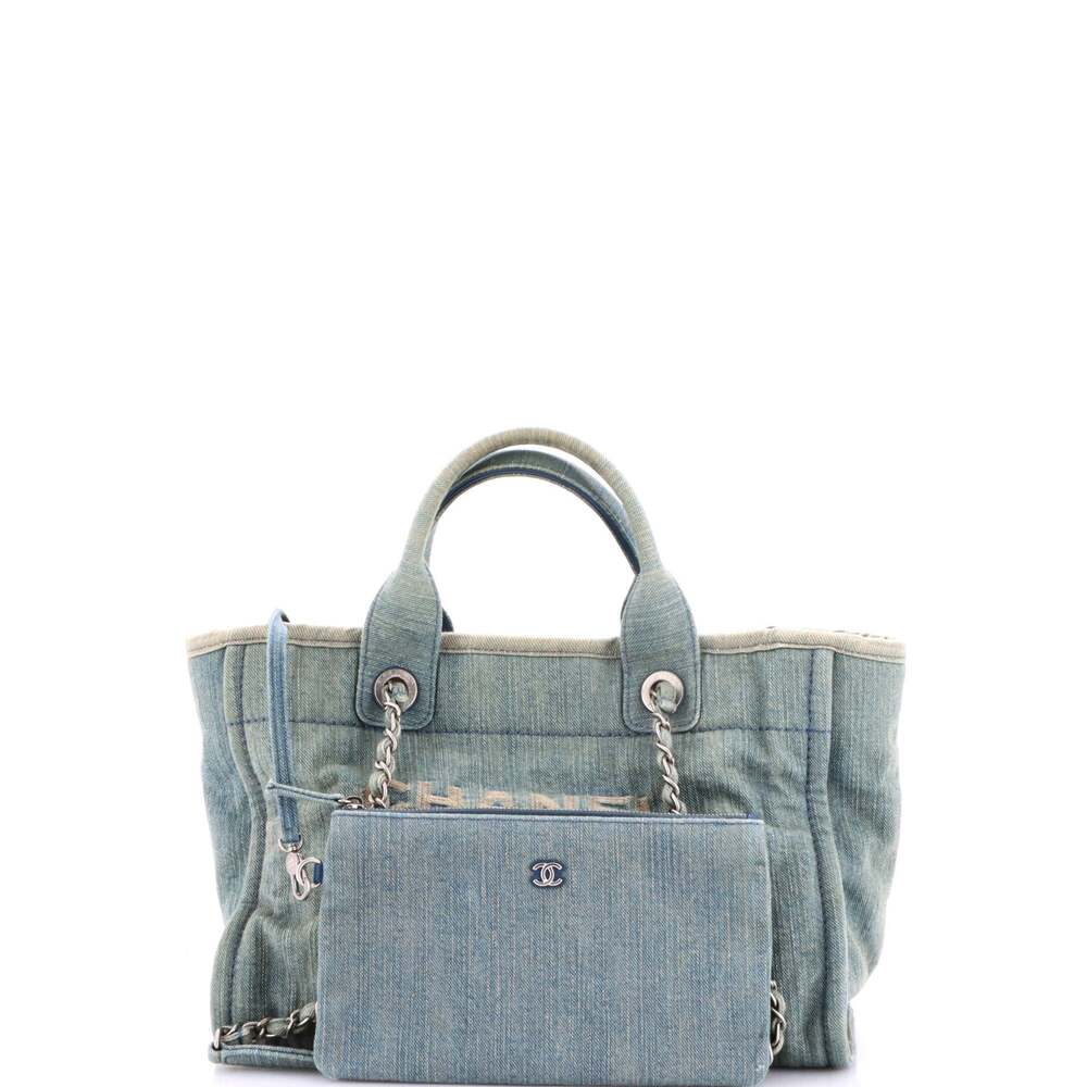 Chanel Deauville Nm Tote Denim Small #241977C40B - Picture 2 of 9